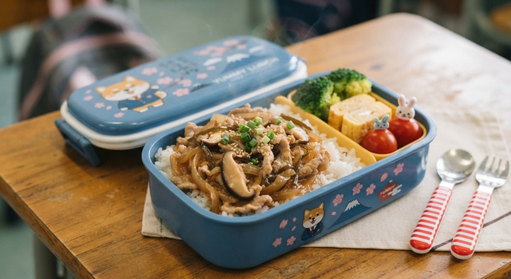 健康带饭食谱1:日式味噌野菌烩饭(AI生成示意图) 健康带饭食谱1:日式味噌野菌烩饭(AI生成示意图)