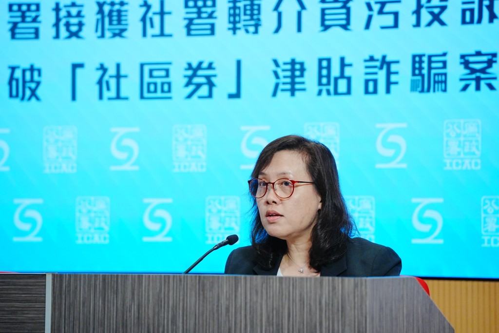 社會福利署助理署長（安老服務）甄麗明。汪旭峰攝