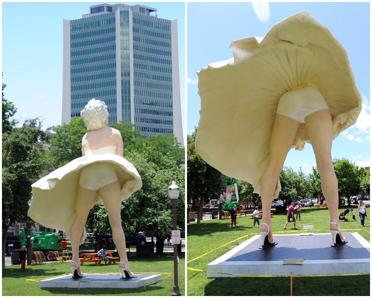 雕像從背後看,可以清楚見到內褲。網圖
