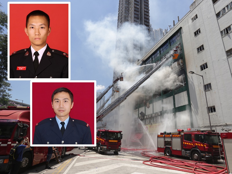 迷你倉四級大火致2名消防員殉職。 資料圖片