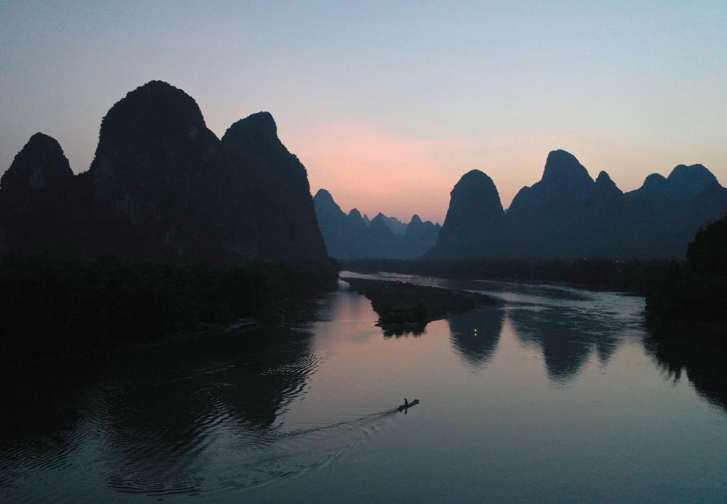 桂林灕江。 新華社
