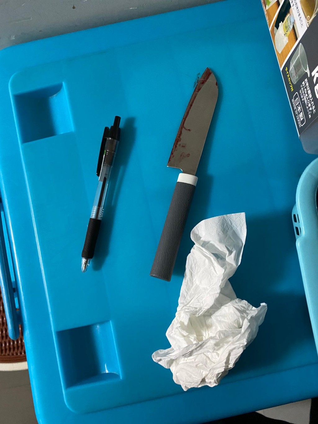 疑犯所使用的兇器。
