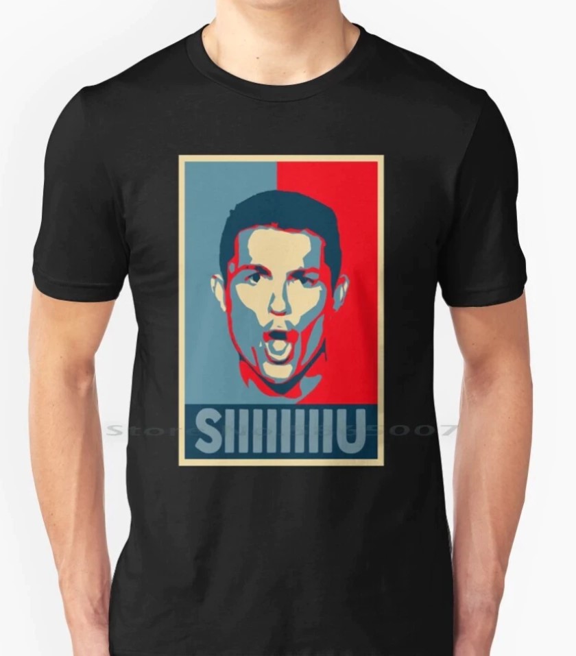 有人利用「Siiiu」製作T恤出售。網上圖片