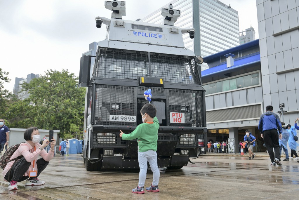 往年的香港警察學院開放日及大匯演。資料圖片