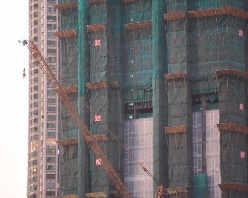 涉及2019年12月將軍澳建築地盤女工墮斃意外的承建商,被法庭判罰款10萬元。資料圖片