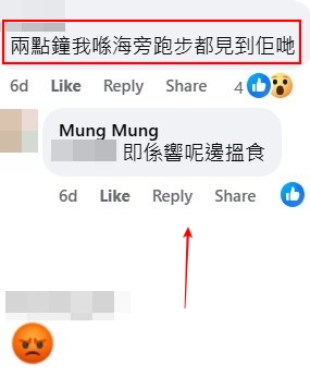 facebook截圖（資料來源：Mung Mung＠facebook青衣街坊吹水會）