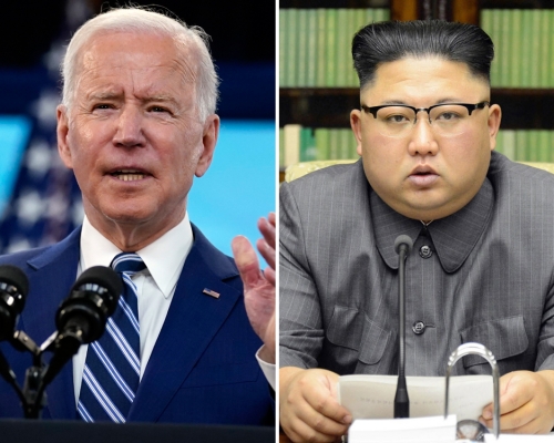 白宮指,美國總統拜登目前沒有計畫與北韓領袖金正恩會面。AP圖片