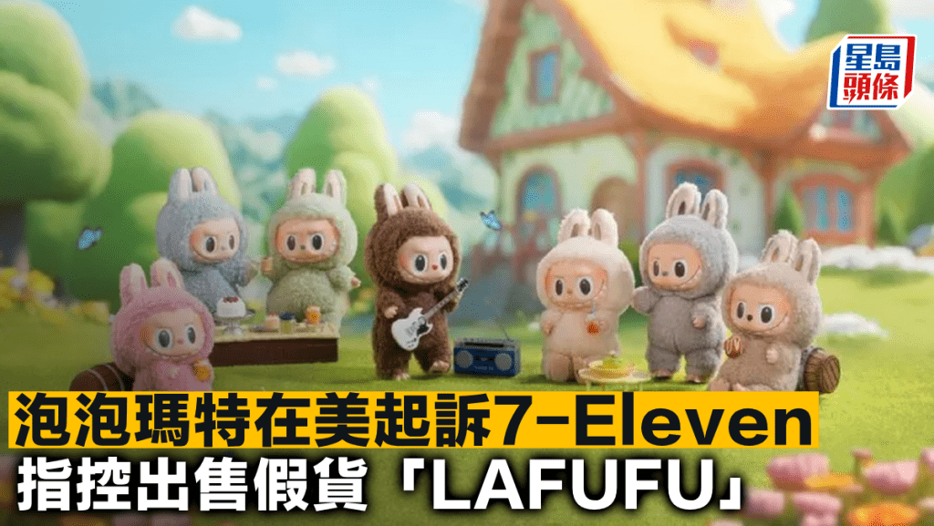 泡泡瑪特在美起訴7-Eleven 指控出售假貨「LAFUFU」