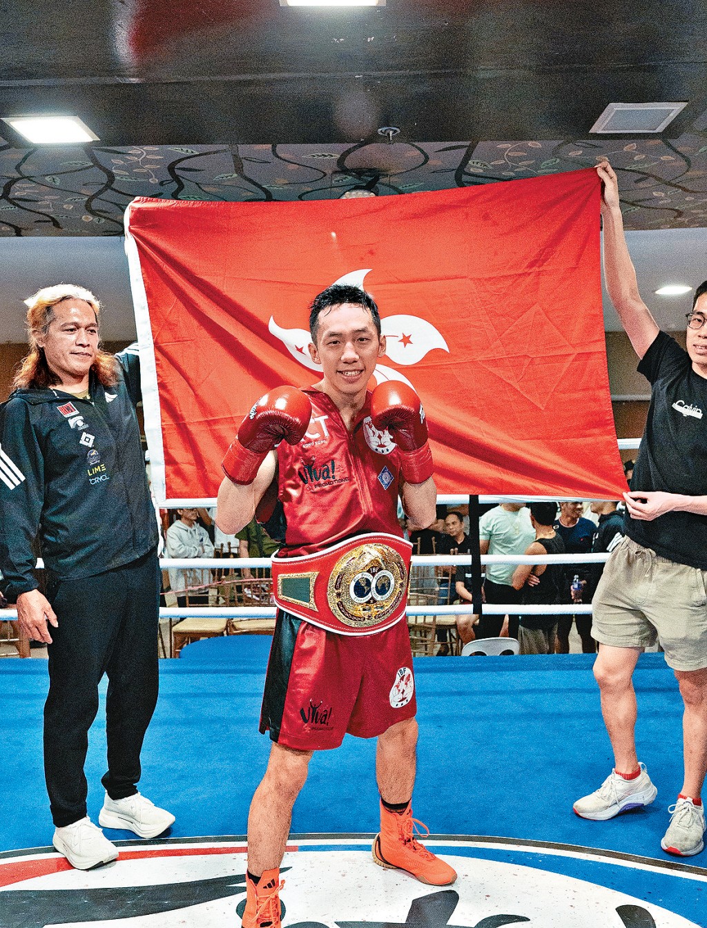 曹星如勇奪IBF泛太平洋雛量級冠軍金腰帶。