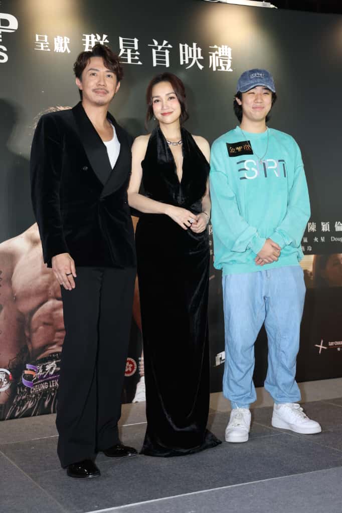 張繼聰現身《金童》首映禮,太太謝安琪和兒子張瞻到場支持。 張繼聰現身《金童》首映禮,太太謝安琪和兒子張瞻到場支持。