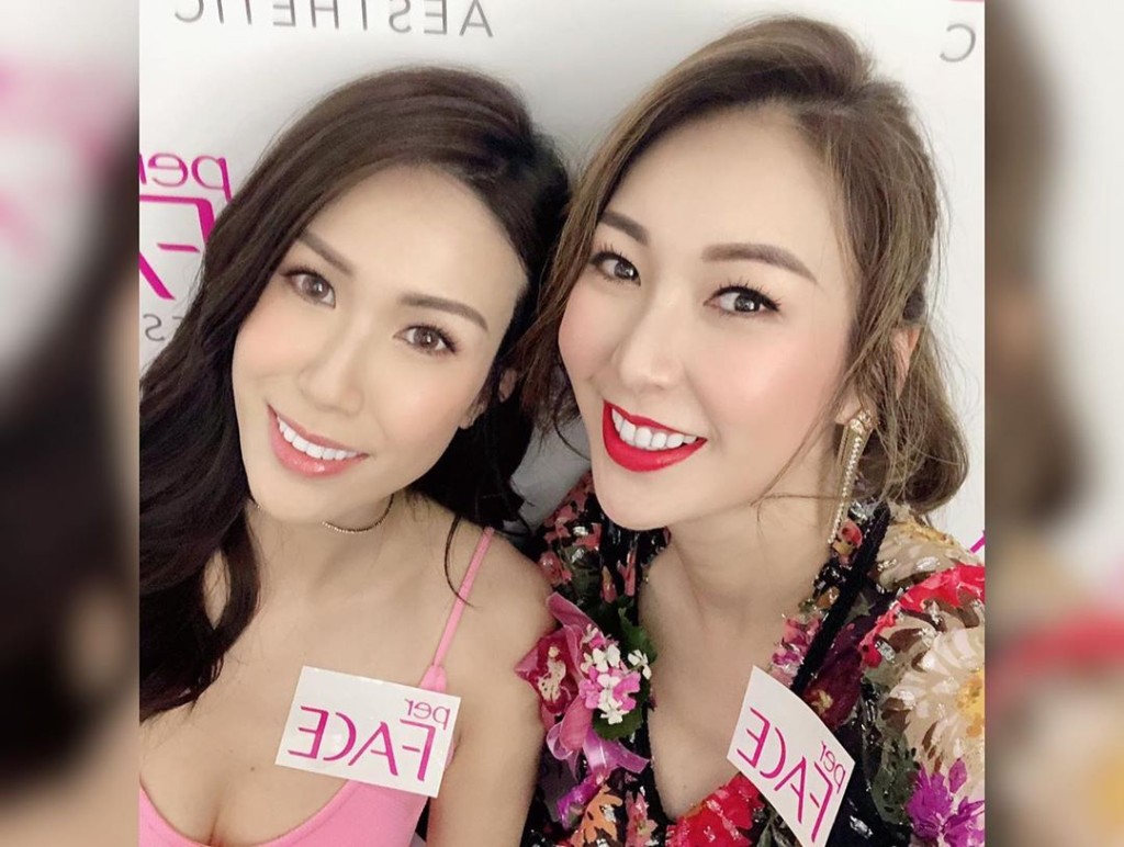 莊思敏（右）要結婚，妹妹莊思明不怕爬頭了！