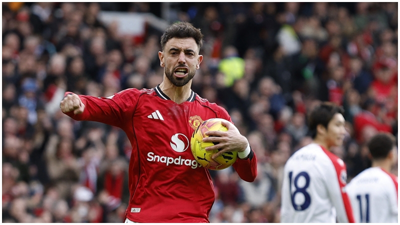 B費是曼聯陣中創造最多機會的一員。REUTERS