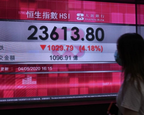 港股受壓。