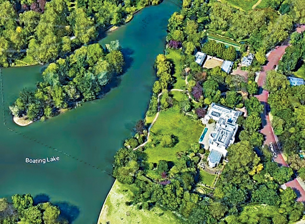 「倫敦白宮」的周邊環境。