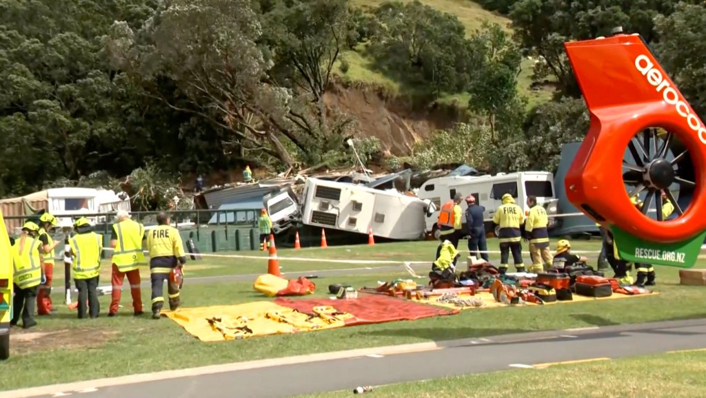 新西蘭北島山泥傾瀉，2死多人失蹤。 路透社