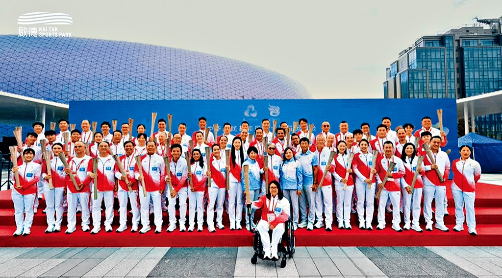 全運會火炬傳遞香港站圓滿舉行。