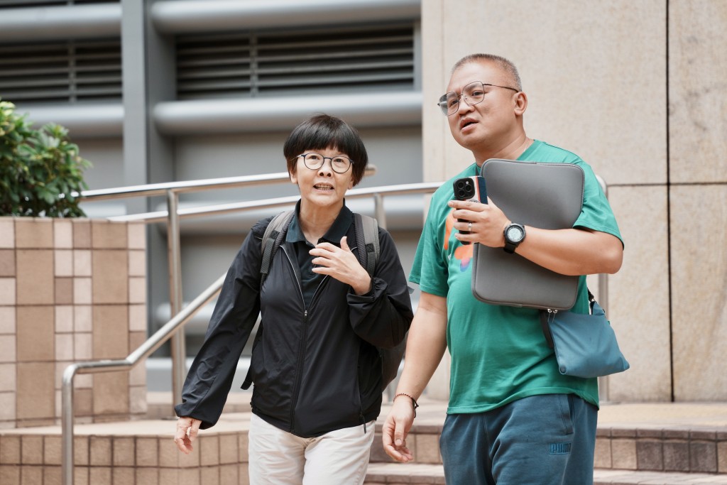 李盈姿與陳朗昇。汪旭峰攝 李盈姿與陳朗昇。汪旭峰攝