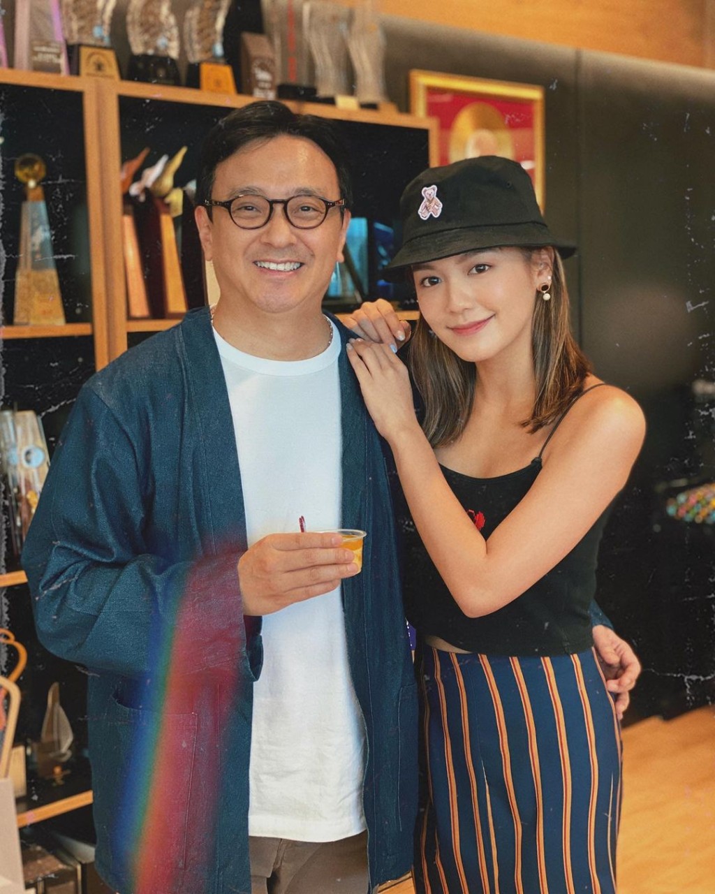 老闆鄒世龍與閨蜜黎紀君都見證Inez和洪永城的幸福。