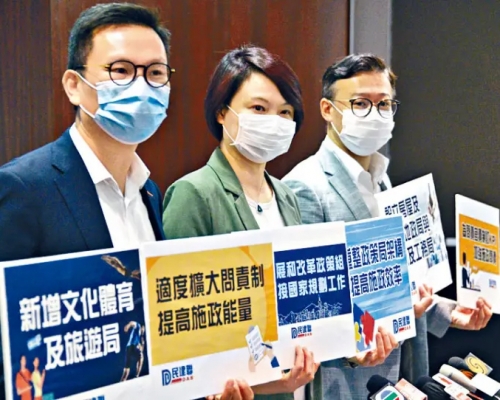 民建聯倡重組發展局運房局。 資料圖片

