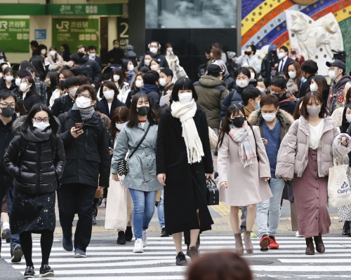 日本疫情仍然嚴峻。AP