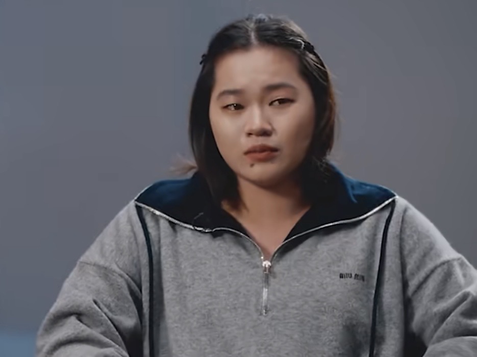 全红婵情绪失控。“人物”微博截图