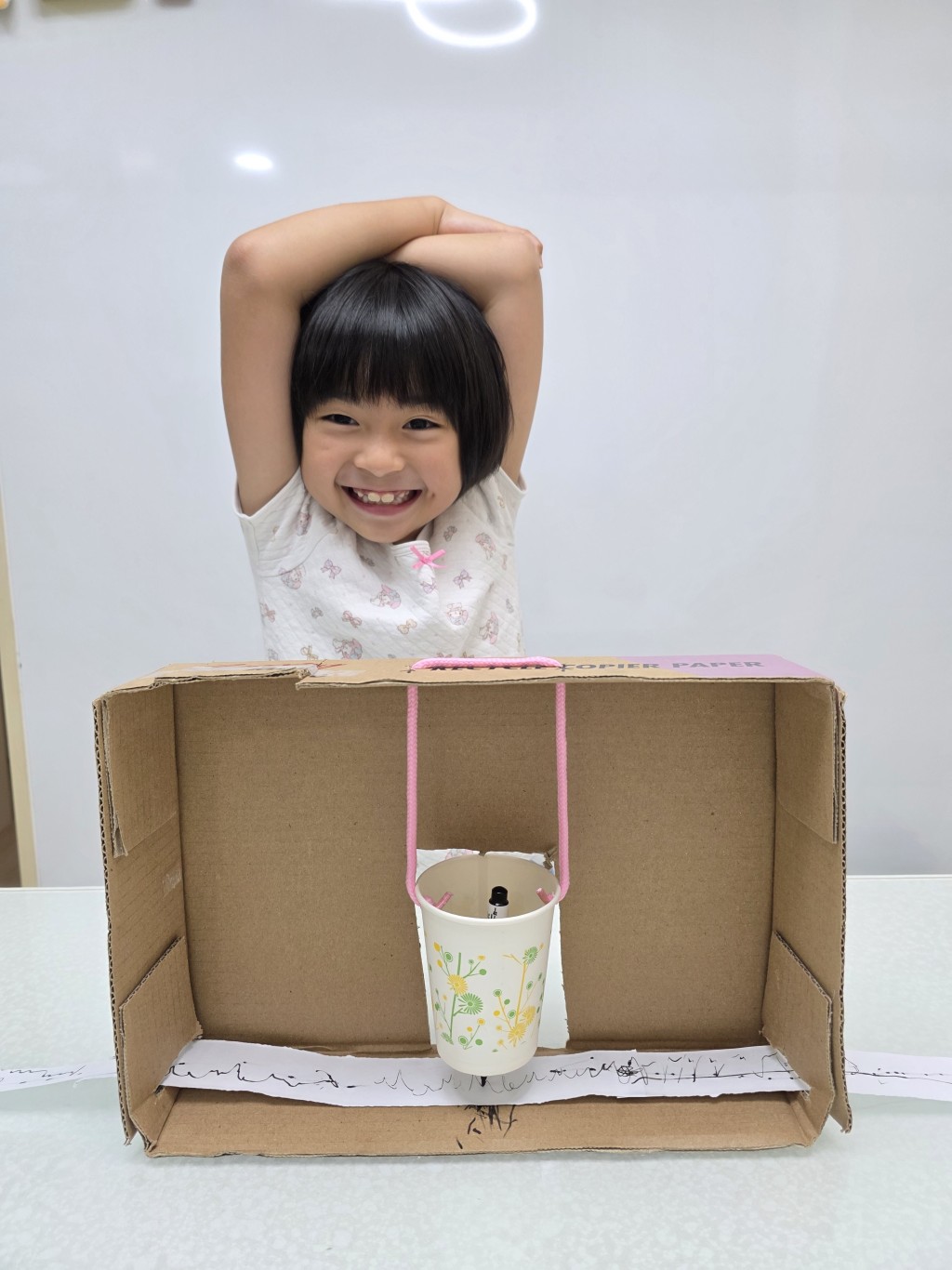 STEM活動2：自製地震儀（圖片授權：工程師媽媽）