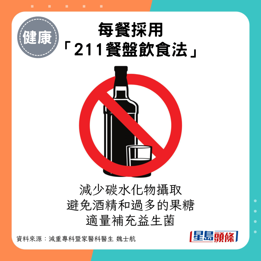 減少碳水化物攝取；避免酒精和過多的果糖；適量補充益生菌。