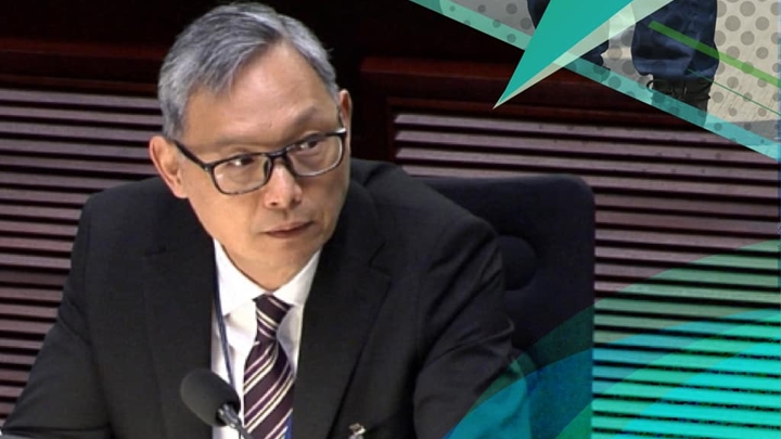 保安局副局長卓孝業今日出席立法會保安事務委員會時，講解香港海關於國際參與的最新動向。