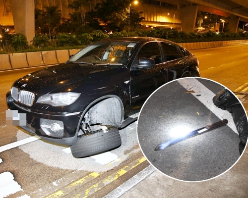 其中一輛涉車寶馬房車。