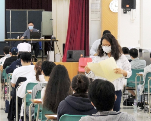 今日舉行中國歷史科考試。 資料圖片
