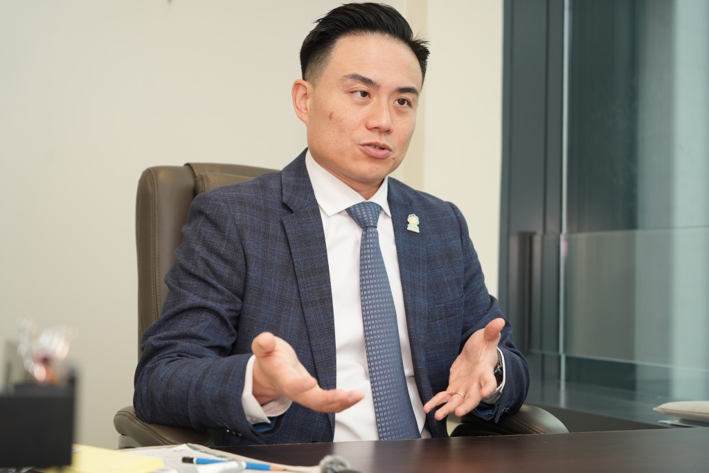 「實政圓桌」莊豪鋒。 「實政圓桌」莊豪鋒。