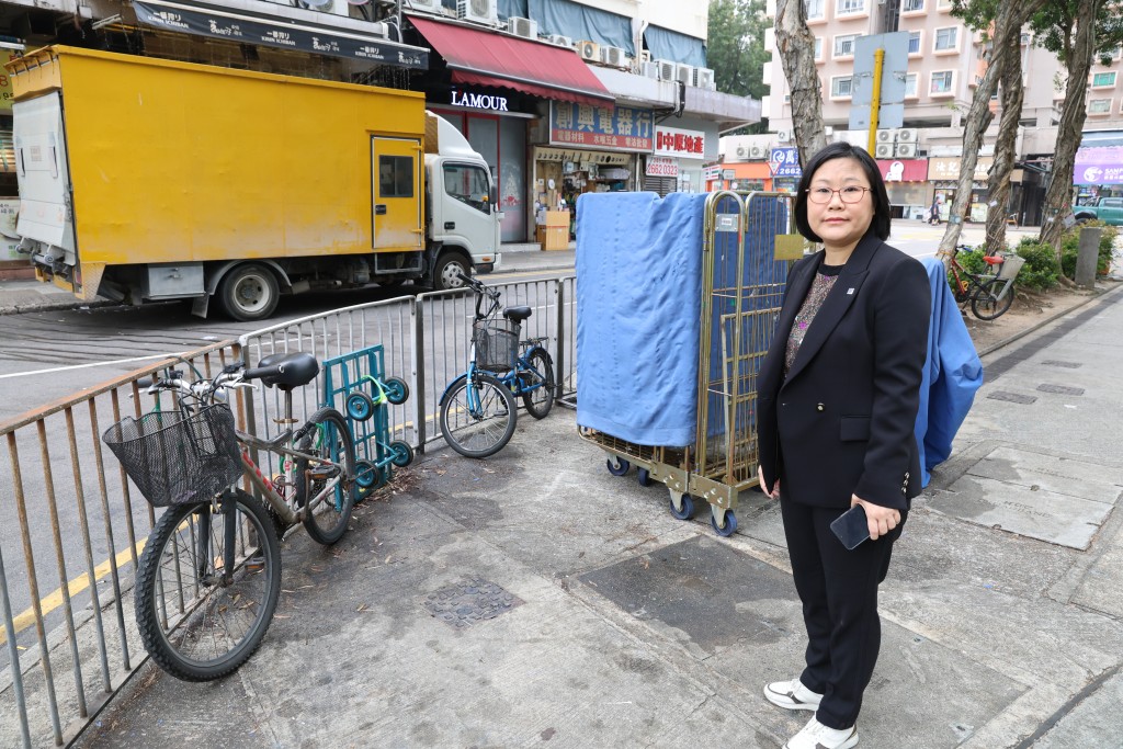 大埔除了環境衞生問題，還有單車違泊影響區內市容和道路安全。