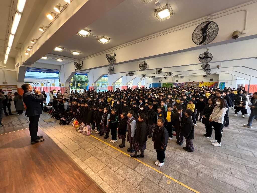 學校已於12月15日開始，分年級到新界婦孺福利會基督教銘恩小學及大埔官立小學校復課。（圖片來源：FB@大埔浸信會公立學校）