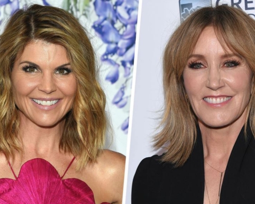 涉嫌行賄的荷李活女演員菲莉斯蒂夏夫曼(Felicity Huffman)和洛莉路格林(Lori Laughli)。(網圖)
