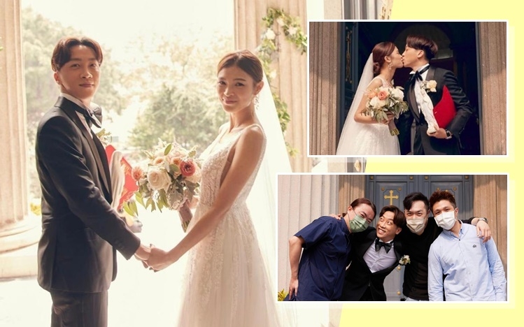 Supper Moment主音Sunny與拍拖6年的圈外女友Emily結婚了!