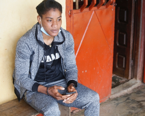 畿內亞自由式摔跤選手卡瑪拉。AP
