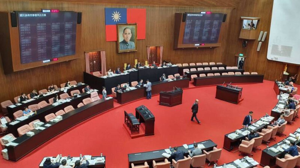 台灣立法院將會改選正副院長。自由時報