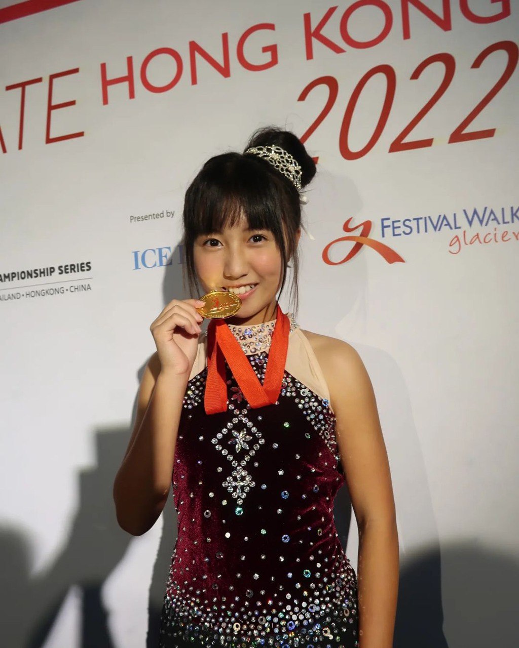 美心妹妹奪得「ISI香港滑冰賽2022」第二名。
