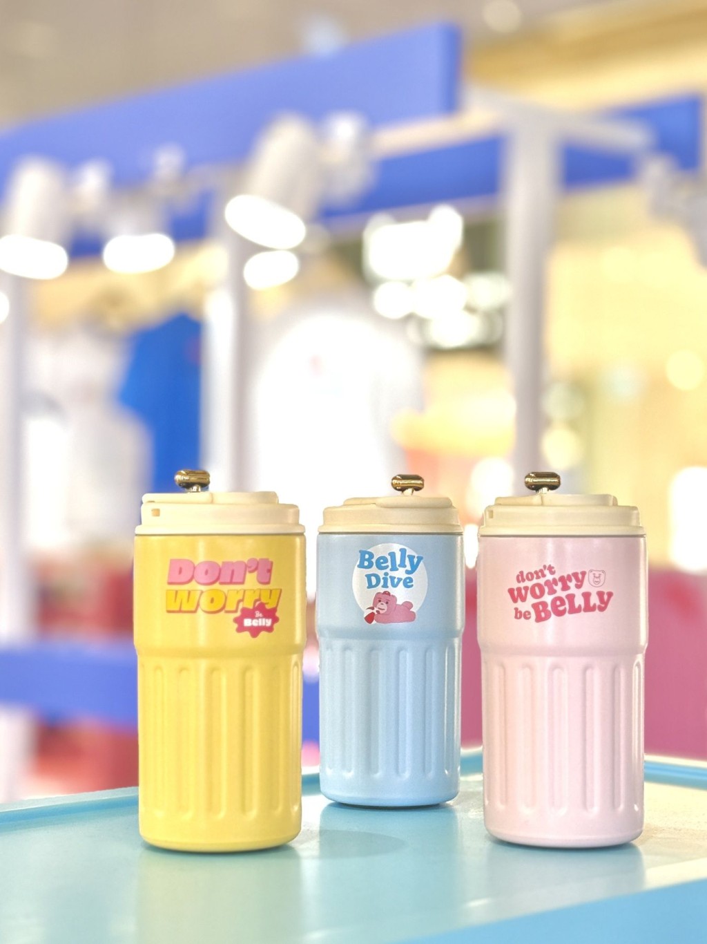 BELLYGOM快閃店」亦同期登場，逾250款官方精品，其中極受歡迎有BELLYGOM 不銹鋼杯 （售價$128） 。