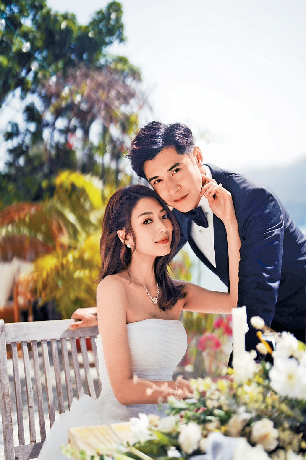 婚期就到
■陳家樂、連詩雅本月24日舉行婚禮，兩人心情愈嚟愈緊張。