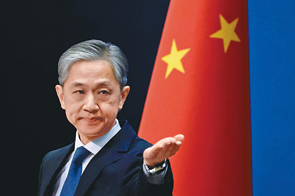 汪文斌指2022年5月以來,美方的高空氣球10多次非法飛越中國領空,當中包括包括飛越新疆、西藏等地。資料圖片