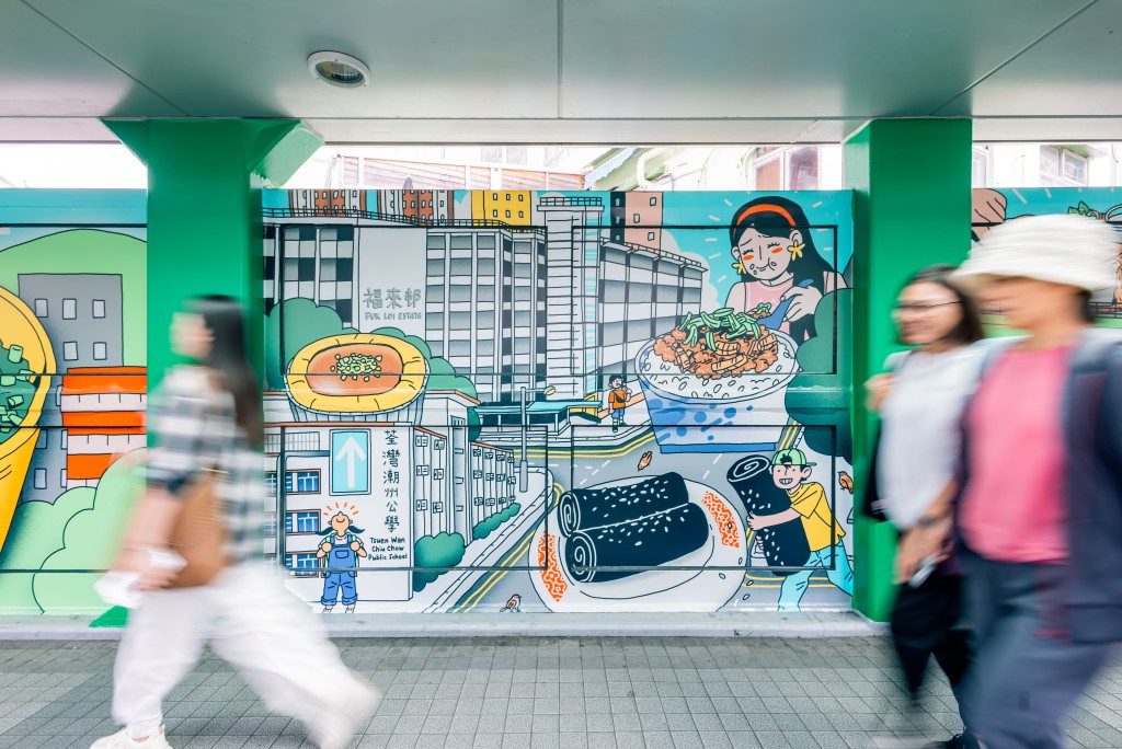『嚐．遊荃灣』美食文化長廊活化計劃｜沉浸食肆街景 畫中漫遊 藝術互動 牽動社區情懷