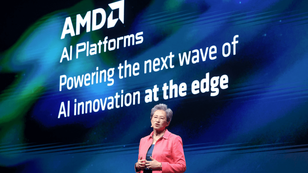 AMD料3至5年內年均收入增長逾35% 2030年AI市場規模達萬億美元