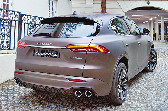 ■Grecale GT體積介乎保時捷Macan和Cayenne之間。 ■Grecale GT體積介乎保時捷Macan和Cayenne之間。