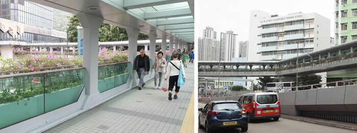 荃灣地區規劃研究將了解市民使用行人天橋網絡的情況和滿意度。韋志成網誌