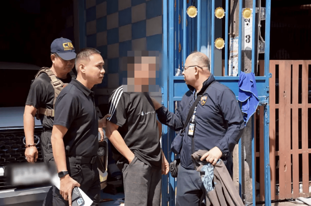 梅耀強潛逃37年，於本周一在泰國曼谷農卓區被捕。泰國《tnews》圖片