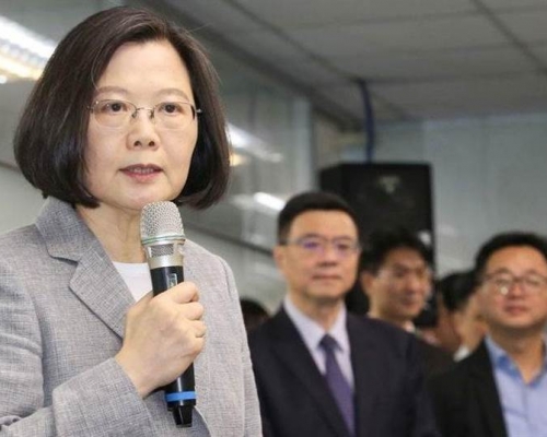 蔡英文強調台灣是法治社會。網上圖片