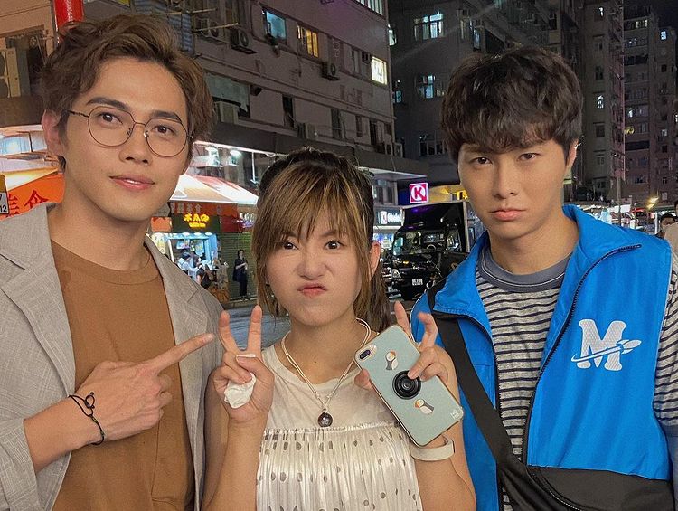 新劇《愛上我的衰神》由（右起）Hubert和陳嘉慧主演。