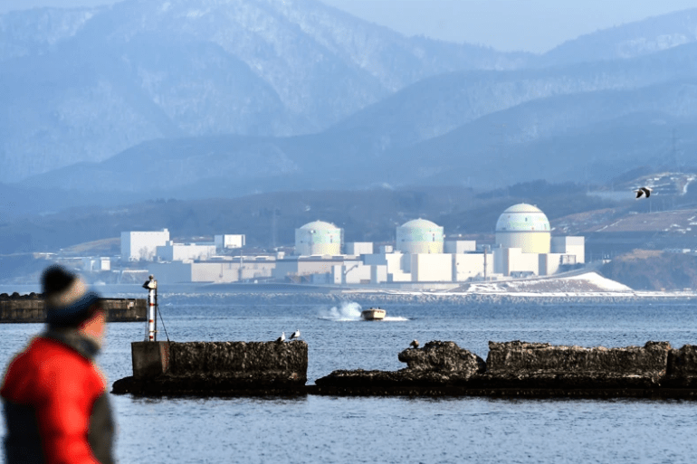 北海道唯一的核電廠泊核電廠。  路透社