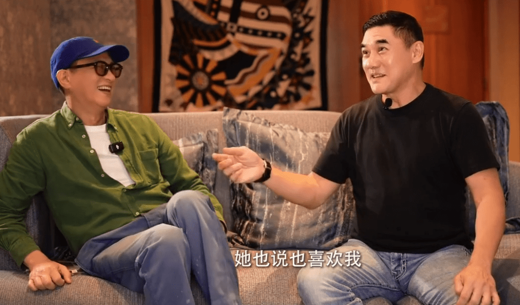 張家輝提起往事極開心。